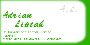 adrian liptak business card